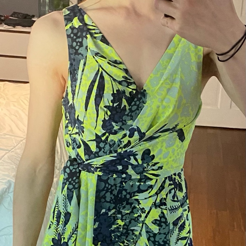 Yoana Baraschi sleeveless Neon Knee Length Dress